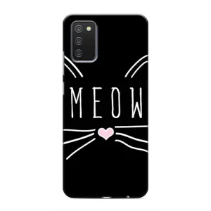 Бампер с изображением Котиков для Самсунг Гелекси А03с (КОТИК MEOW)