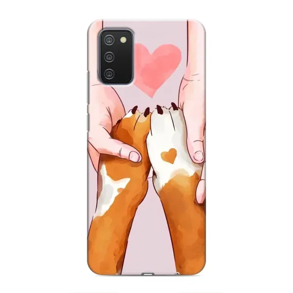 Чехол с рисунком «Любовь к собакам» для Samsung Galaxy A03s Чехол с рисунком «Любовь к собакам» для Samsung Galaxy A03s