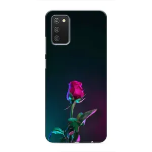 Чохли з принтом Троянд для Samsung Galaxy A03s (Нічна троянда)