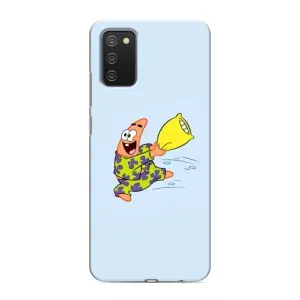 Чохли з Патріком на Samsung Galaxy A03s (Патрік із подушкою)