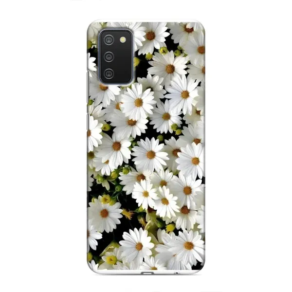 Чехол с рисунком «Рамка в ромашках» для Samsung Galaxy A03s Чехол с рисунком «Рамка в ромашках» для Samsung Galaxy A03s