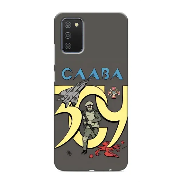 Чехол с рисунком «Слава ЗСУ» для Samsung Galaxy A03s Чехол с рисунком «Слава ЗСУ» для Samsung Galaxy A03s