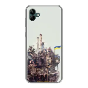 Чехлы на военную тематику для Samsung Galaxy A04 (Азовсталь)