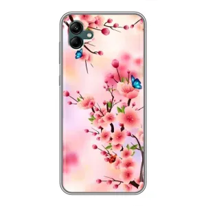Чохол з картинкою Сакури на Samsung Galaxy A04 (Метелики на сакурі)