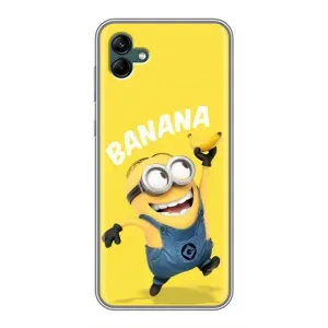 Мультяшный принт на Чехол для Самсунг Гелексі А04 (Banana)