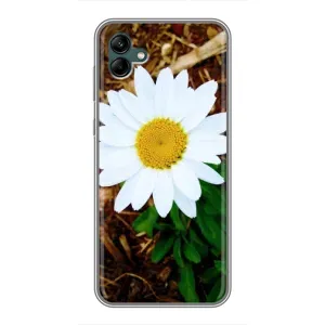 Чохол з ромашками на Samsung Galaxy A04 (Біла ромашка)
