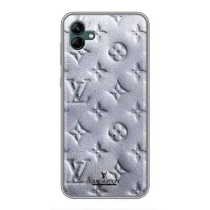 Текстурный Чехол Louis Vuitton для Самсунг Гелексі А04 (Белый ЛВ)
