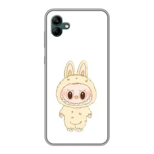 Чехол с принтом Лабубу для Samsung Galaxy A04 (Бежевый Лабубу)