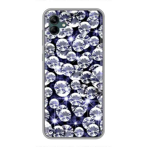 Чехол с рисунком «Бриллианты» для Samsung Galaxy A04 Чехол с рисунком «Бриллианты» для Samsung Galaxy A04