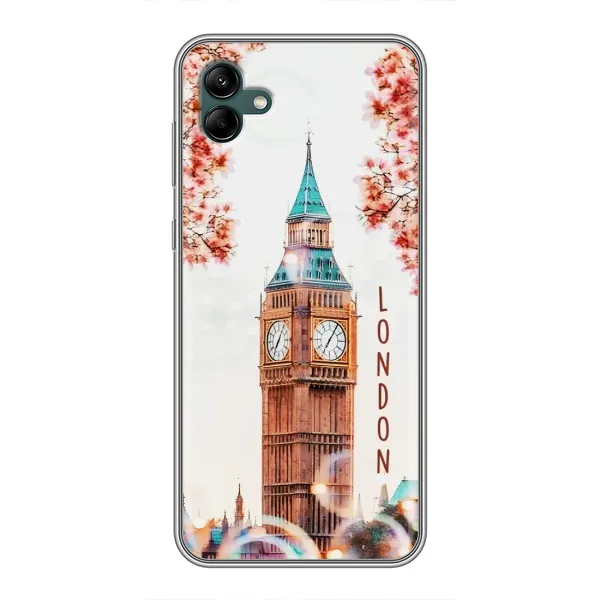 Чехол с рисунком «Часы Лондон» для Samsung Galaxy A04 Чехол с рисунком «Часы Лондон» для Samsung Galaxy A04