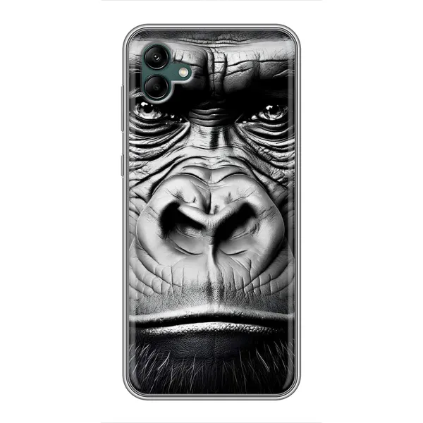 Чехол с рисунком «Черная обезьяна» для Samsung Galaxy A04 Чехол с рисунком «Черная обезьяна» для Samsung Galaxy A04