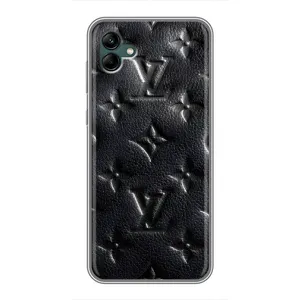 Текстурный Чехол Louis Vuitton для Самсунг Гелексі А04 (Черный ЛВ)