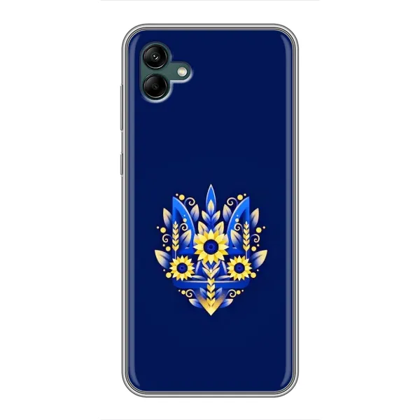Чехол с рисунком «Цветущий Герб» для Samsung Galaxy A04