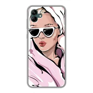 Чохол з картинкою Модні Дівчата Samsung Galaxy A04 (Дівчина в халаті)