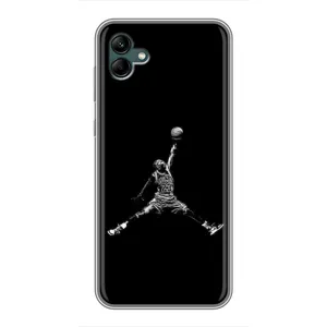 Силиконовый Чехол Nike Air Jordan на Самсунг Гелексі А04 (Джордан)