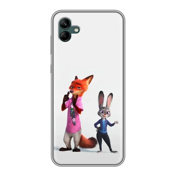 Чехол с рисунком «Джуди и Ник» для Samsung Galaxy A04 Чехол с рисунком «Джуди и Ник» для Samsung Galaxy A04