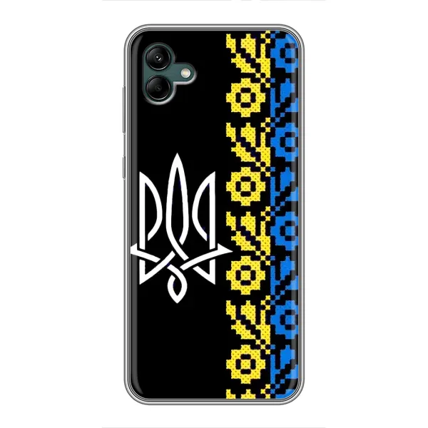 Чехол с рисунком «Герб и вышыванка» для Samsung Galaxy A04 Чехол с рисунком «Герб и вышыванка» для Samsung Galaxy A04