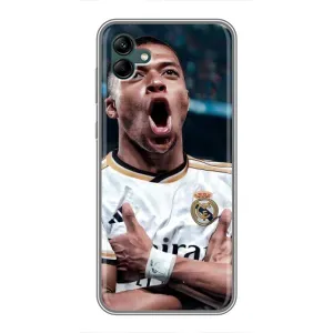Чехол (TPU) с Футболистом на Samsung Galaxy A04 (Гол Мбаппе)