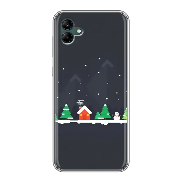 Чехол с рисунком «Город зимний» для Samsung Galaxy A04 Чехол с рисунком «Город зимний» для Samsung Galaxy A04