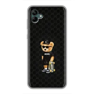Чехлы Мишка Тедди для Самсунг Гелексі А04 (GUCCI Teddy)