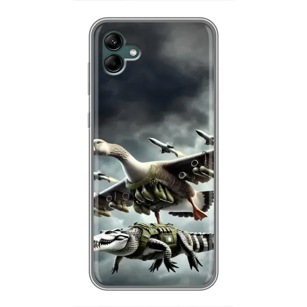 Чехол с рисунком «Гусини и крокодило» для Samsung Galaxy A04 Чехол с рисунком «Гусини и крокодило» для Samsung Galaxy A04