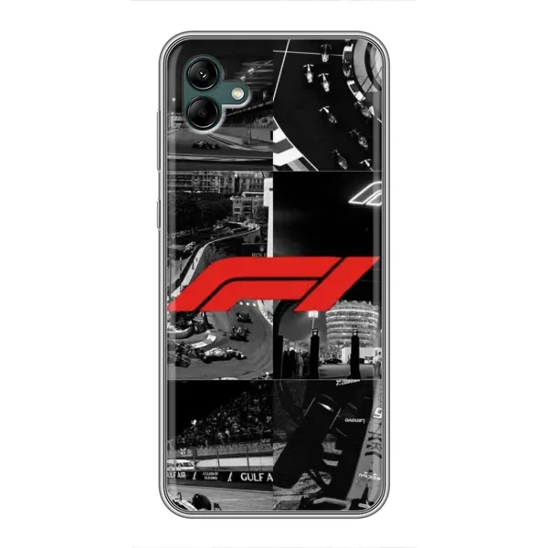 Чехол с рисунком «Коллаж Формула 1» для Samsung Galaxy A04 Чехол с рисунком «Коллаж Формула 1» для Samsung Galaxy A04