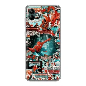 Чехол Супергерой Человека Паука на Samsung Galaxy A04 (Комиксы Человек Паук)