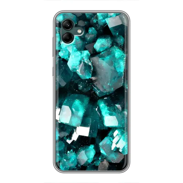 Чехол с рисунком «Кристалы» для Samsung Galaxy A04 Чехол с рисунком «Кристалы» для Samsung Galaxy A04