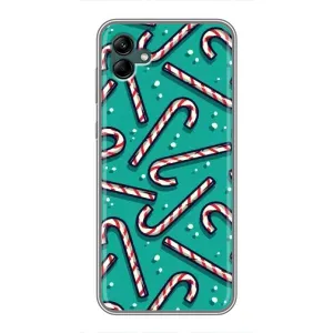 Силіконовий бампер на різдво для Samsung Galaxy A04 (Льодяники)