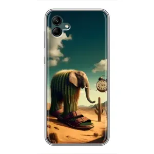 Чехол с мемами тралалело тралала для Samsung Galaxy A04 (Лирили ларила)