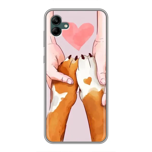Чехол с рисунком «Любовь к собакам» для Samsung Galaxy A04 Чехол с рисунком «Любовь к собакам» для Samsung Galaxy A04