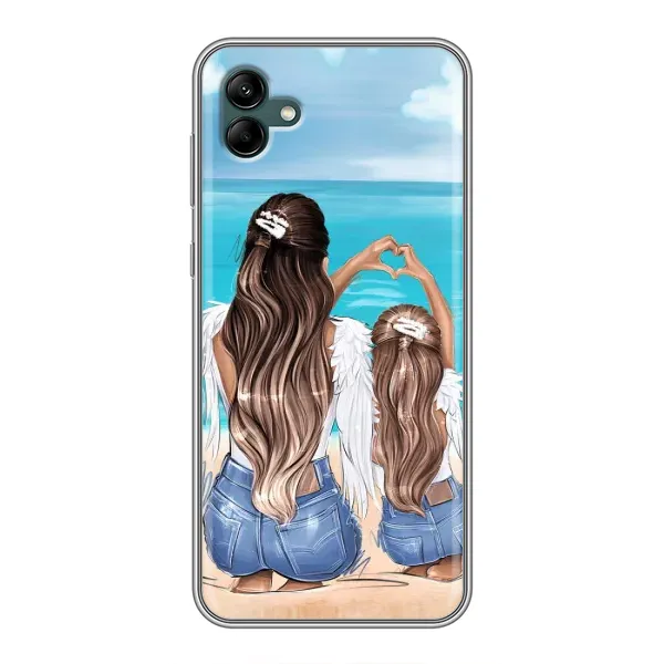Чехол с рисунком «Мама и дочь» для Samsung Galaxy A04 Чехол с рисунком «Мама и дочь» для Samsung Galaxy A04
