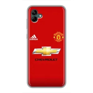 Силиконовые Чехлы принт Футбол на Samsung Galaxy A04 (Man United)