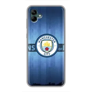Силиконовые Чехлы принт Футбол на Samsung Galaxy A04 (ManCity)