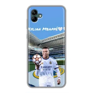 Чехол (TPU) с Футболистом на Samsung Galaxy A04 (Mbappe Real)