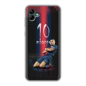 Чехол (TPU) с Футболистом на Samsung Galaxy A04 (MBAPPE 10)