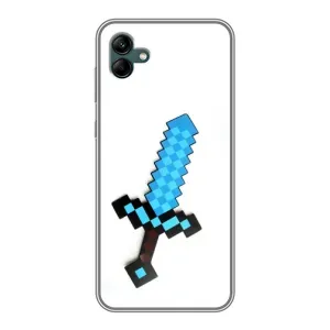 Чохли для Samsung Galaxy A04 (Персонажі МайнКрафт) (Меч)