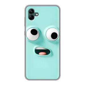 Силиконовые Чехлы (смешные стикеры) для Samsung Galaxy A04 (Забавное мятное лицо)