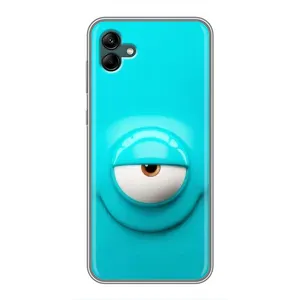 Силиконовые Чехлы (смешные стикеры) для Samsung Galaxy A04 (Одноглазик)
