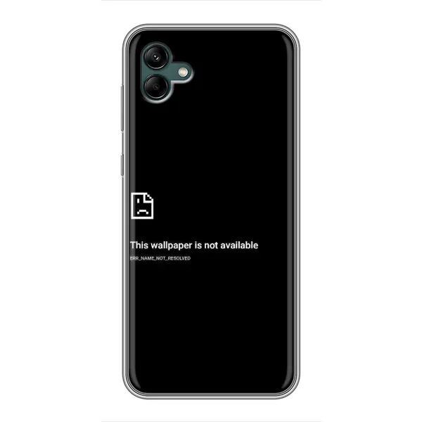Чохол з малюнком «Помилка» для Samsung Galaxy A04 Чохол з малюнком «Помилка» для Samsung Galaxy A04