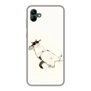 Чехол на тематику: Коты для Samsung Galaxy A04 (Отдых)