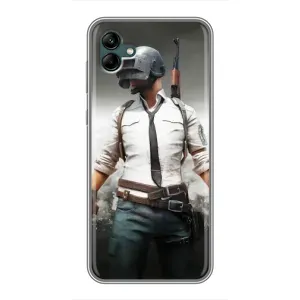 Чохол з картинкою "Герой Pubg" на Samsung Galaxy A04 (Пабг)