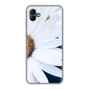 Чохол з ромашками на Samsung Galaxy A04 (Пів ромашки)
