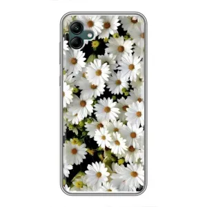 Чохол з ромашками на Samsung Galaxy A04 (Рамка в ромашках)