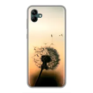 Силіконовий Чохол з кульбабками на Samsung Galaxy A04 (Роздмухана кульбабка)