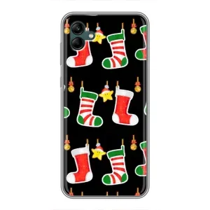 Силіконовий бампер на різдво для Samsung Galaxy A04 (Різдвяні подарунки)