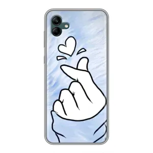 Чехлы (Знак сердечка) на Samsung Galaxy A04 (Сердечка знак)