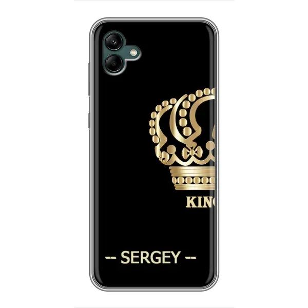 Чехол с рисунком «SERGEY» для Samsung Galaxy A04 Чехол с рисунком «SERGEY» для Samsung Galaxy A04