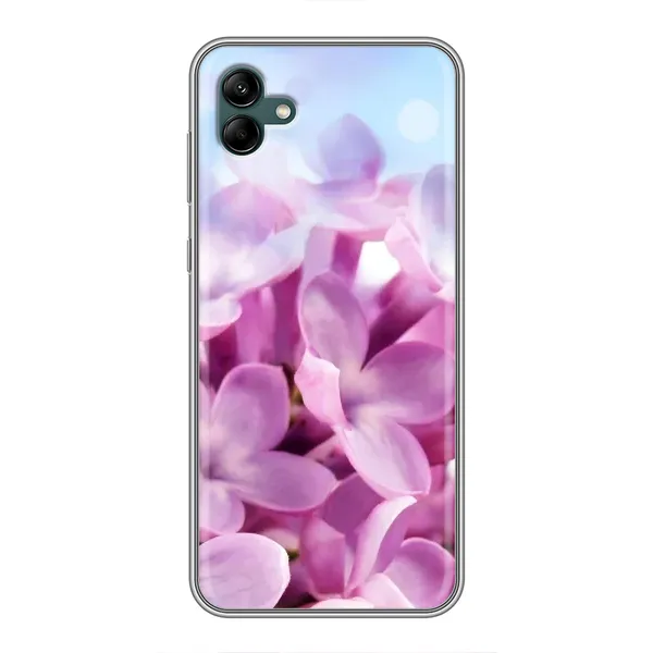 Чехол с рисунком «Сиреневые цветы» для Samsung Galaxy A04 Чехол с рисунком «Сиреневые цветы» для Samsung Galaxy A04