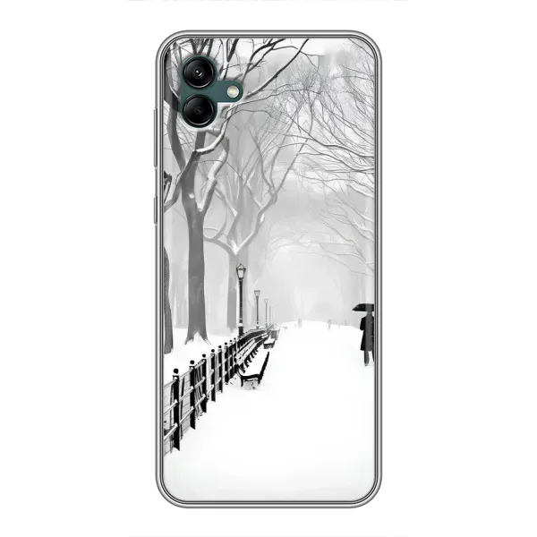 Чехол с рисунком «Снегом замело» для Samsung Galaxy A04 Чехол с рисунком «Снегом замело» для Samsung Galaxy A04